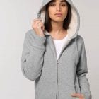 Polaire Bio Femme Gris Chiné