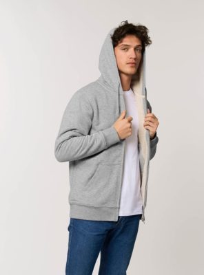 Polaire Bio Homme Gris Chiné