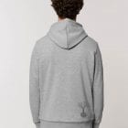 Polaire Bio Homme Gris Chiné Dos