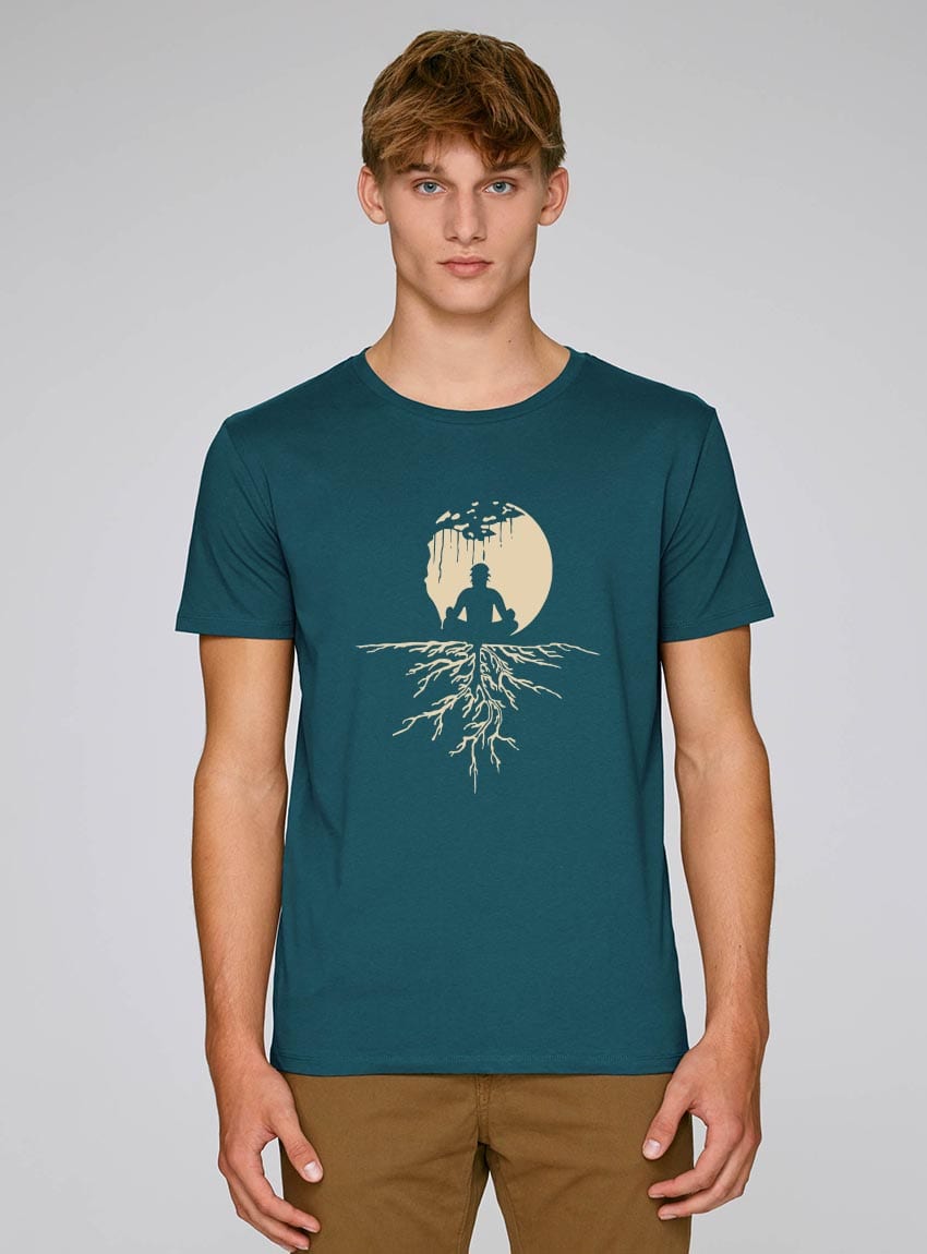 Tshirt Bio Homme Zen Outremer Tshirt Bio Homme Zen Outremer