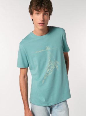 Tshirt Bio Homme Baleine Eucalyptus