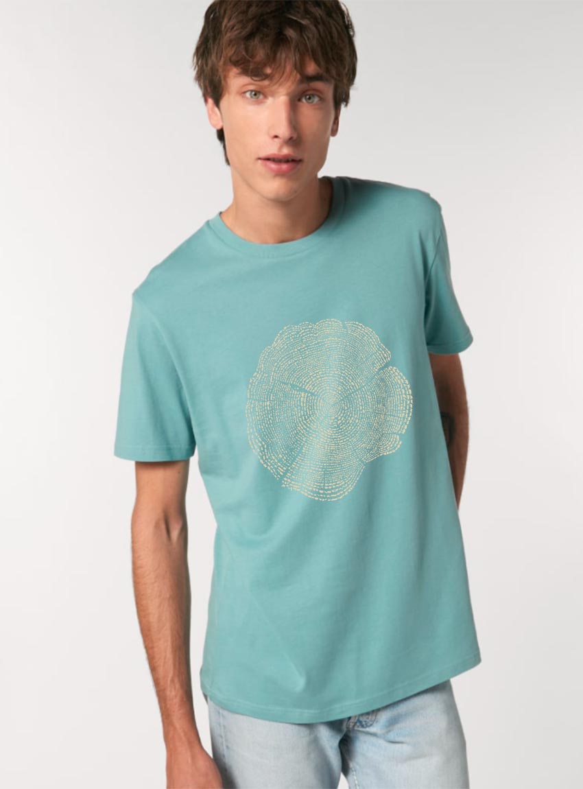 Tshirt Bio Homme Evolution Eucalyptus Tshirt Bio Homme Evolution Eucalyptus