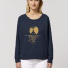 Pull Bio Femme Zen Marine