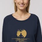 Pull Bio Femme Zen Marine