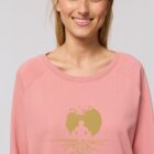 Pull Bio Femme Zen Vieux Rose