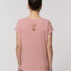 Tshirt Bio Femme Vieux Rose