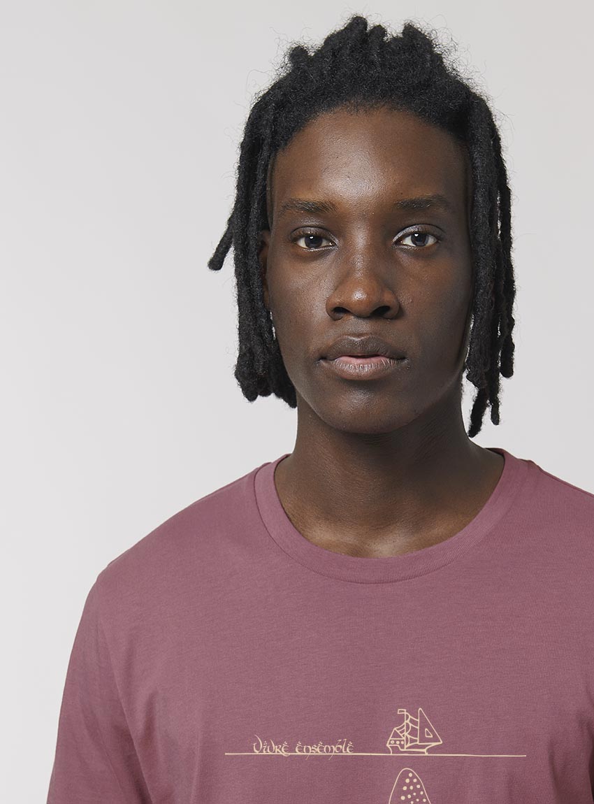 Tshirt Bio Homme Baleine Hibiscus