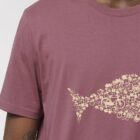 Tshirt Bio Homme Veloraptor Hibiscus