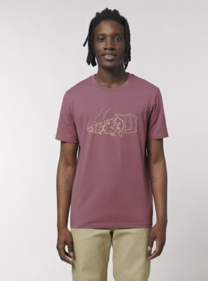 Tshirt Bio Homme Poistik Hibiscus