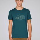 Tshirt Bio Homme Poistik Outremer