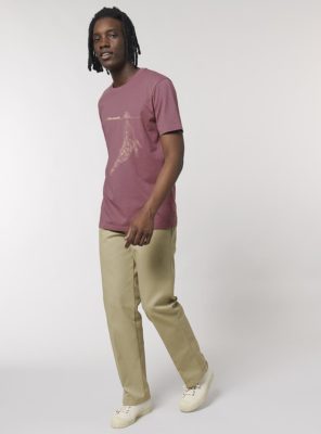 Tshirt Bio Homme Baleine Hibiscus