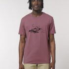 Tshirt Bio Homme Silence Hibiscus