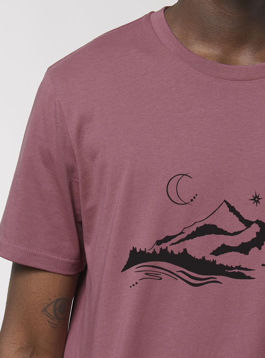 Tshirt Bio Homme Silence Hibiscus