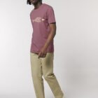 Tshirt Bio Homme Veloraptor Hibiscus