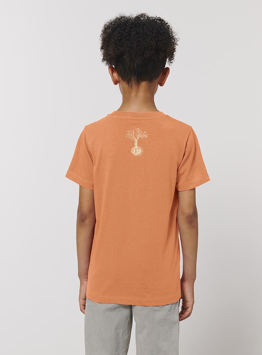 Tshirt Enfant Bio Abricot
