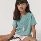 Tshirt Enfant Bio Sky Totem Eucalyptus
