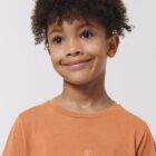 Tshirt Enfant Bio Baleine Abricot