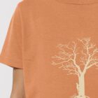 Tshirt Enfant Bio Save The World Abricot