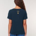 Tshirt Bio Femme Marine