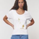 Tshirt Bio Femme Dream Time White