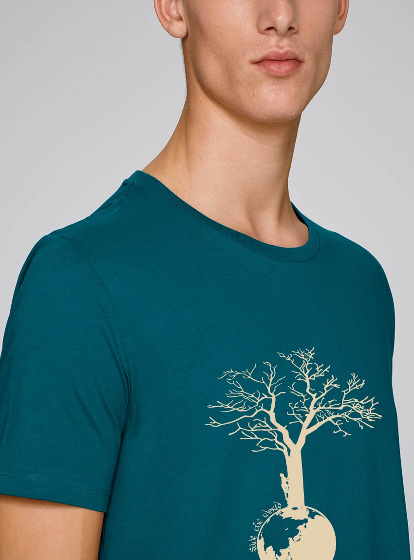 Tshirt Bio Homme Save The World Océan
