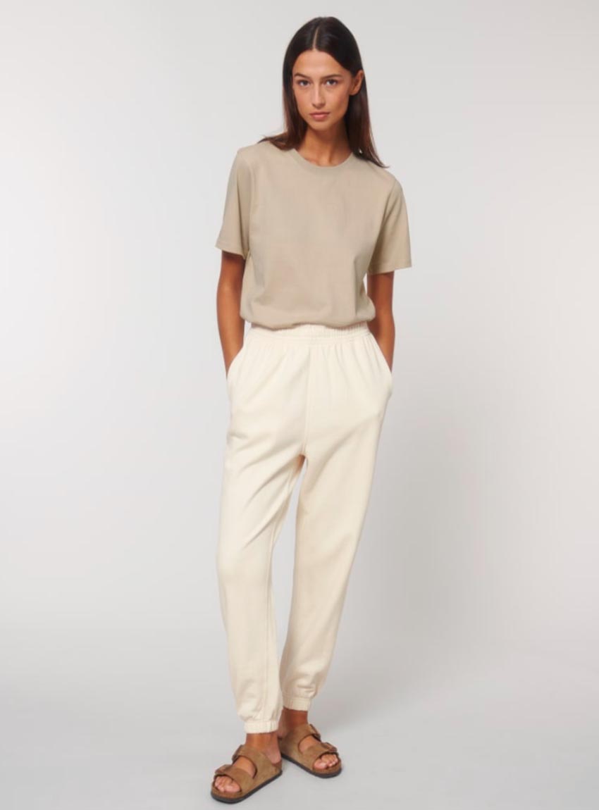 Jogging Bio Unisex Crème Jogging Bio Unisex Crème