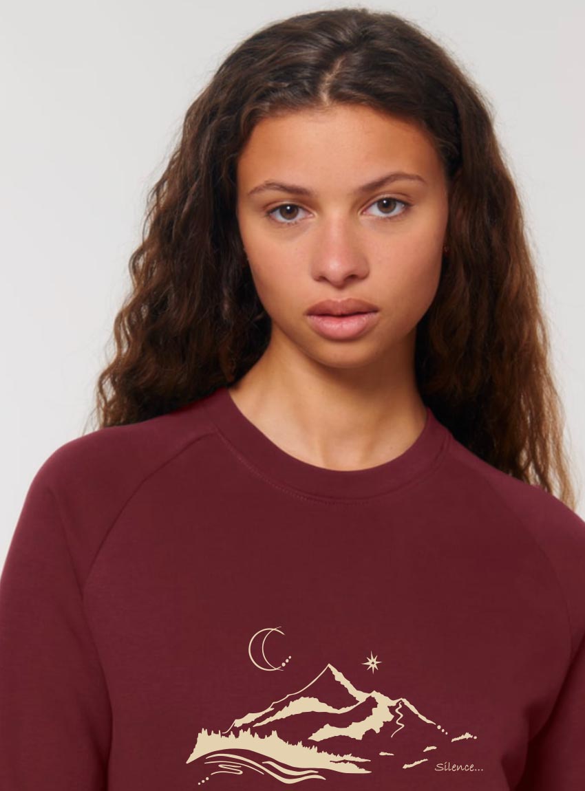 Pull Bio Unisex Silence Bordeau