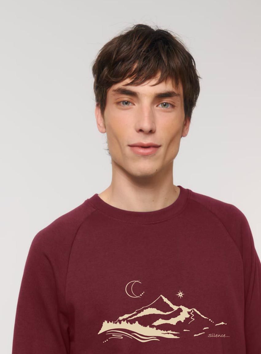 Pull Bio Unisex Silence Bordeau