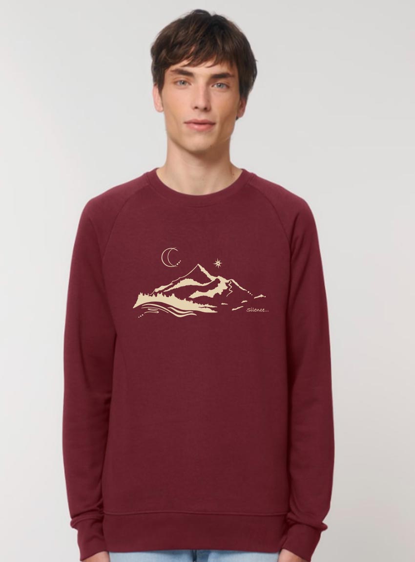 Pull Bio Unisex Silence Bordeau