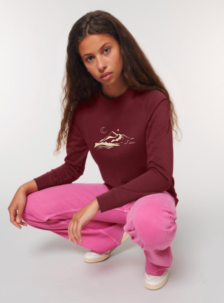 Pull Bio Unisex Silence Bordeau