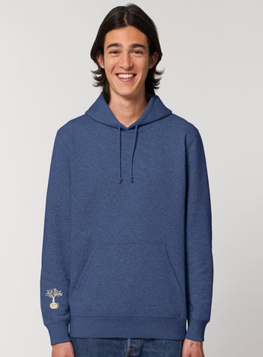 Sweat Bio Unisex Bleu Denim
