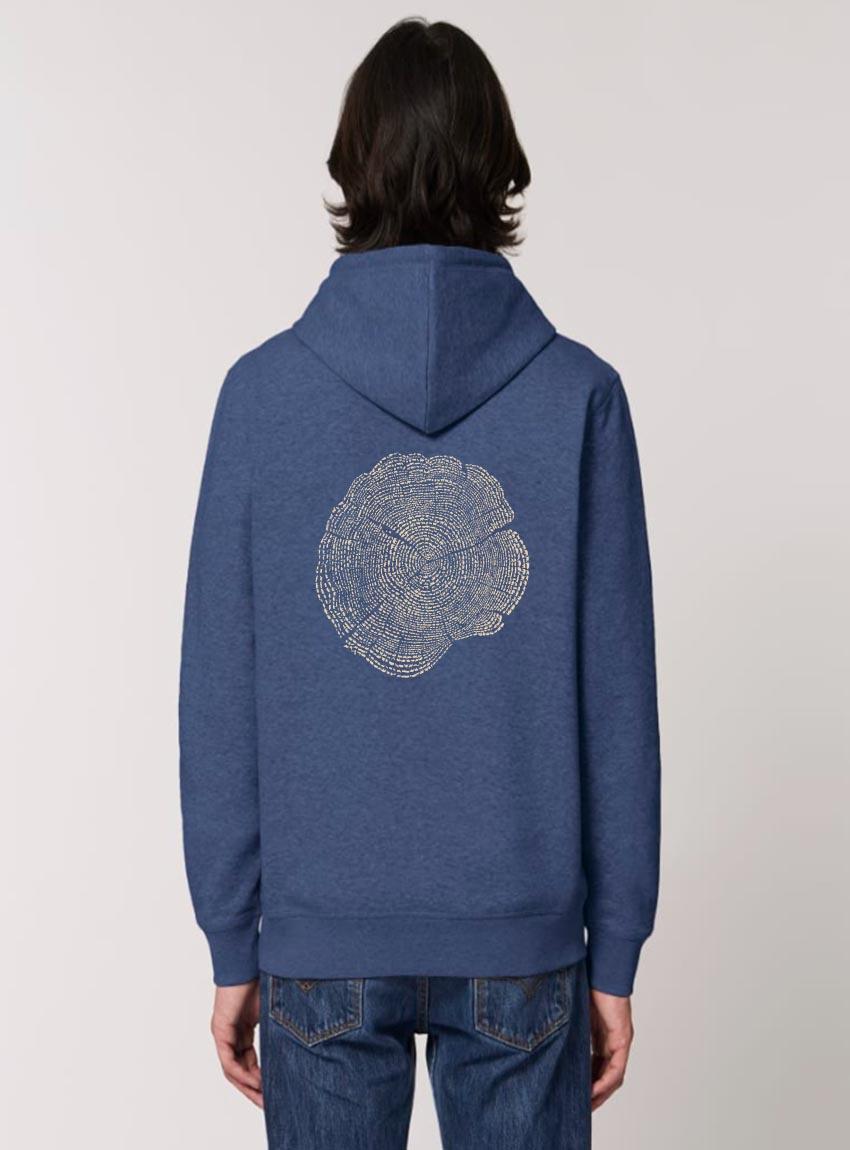 Sweat Bio Unisex Bleu Denim