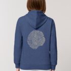 Sweat Bio Unisex Bleu Denim