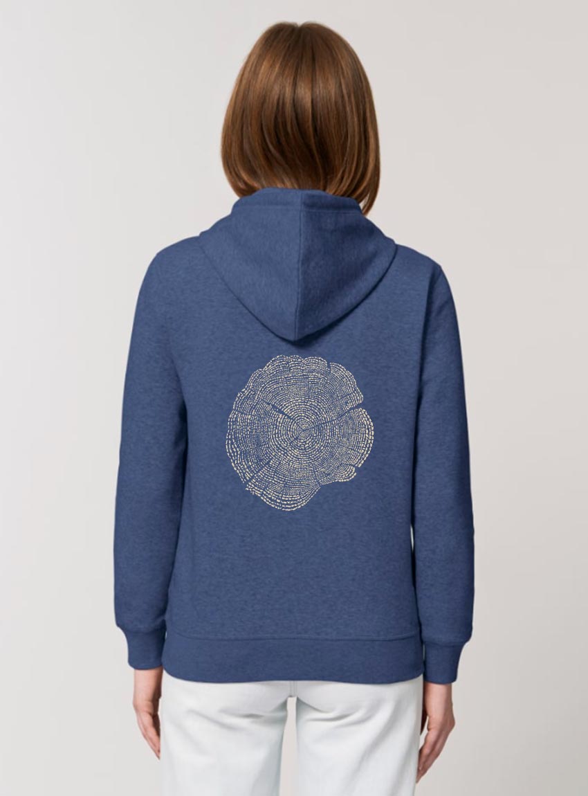Sweat Bio Unisex Bleu Denim