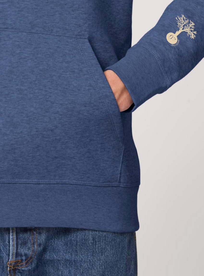 Sweat Bio Unisex Bleu Denim