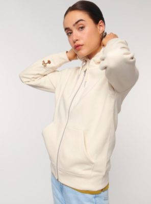 Veste Bio Unisex Save The World Crème