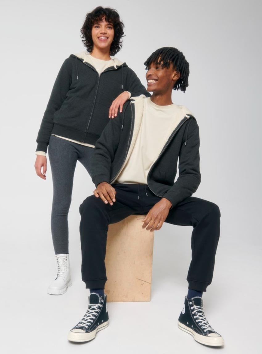 Polaire Bio Unisex Anthracite Polaire Bio Unisex Anthracite