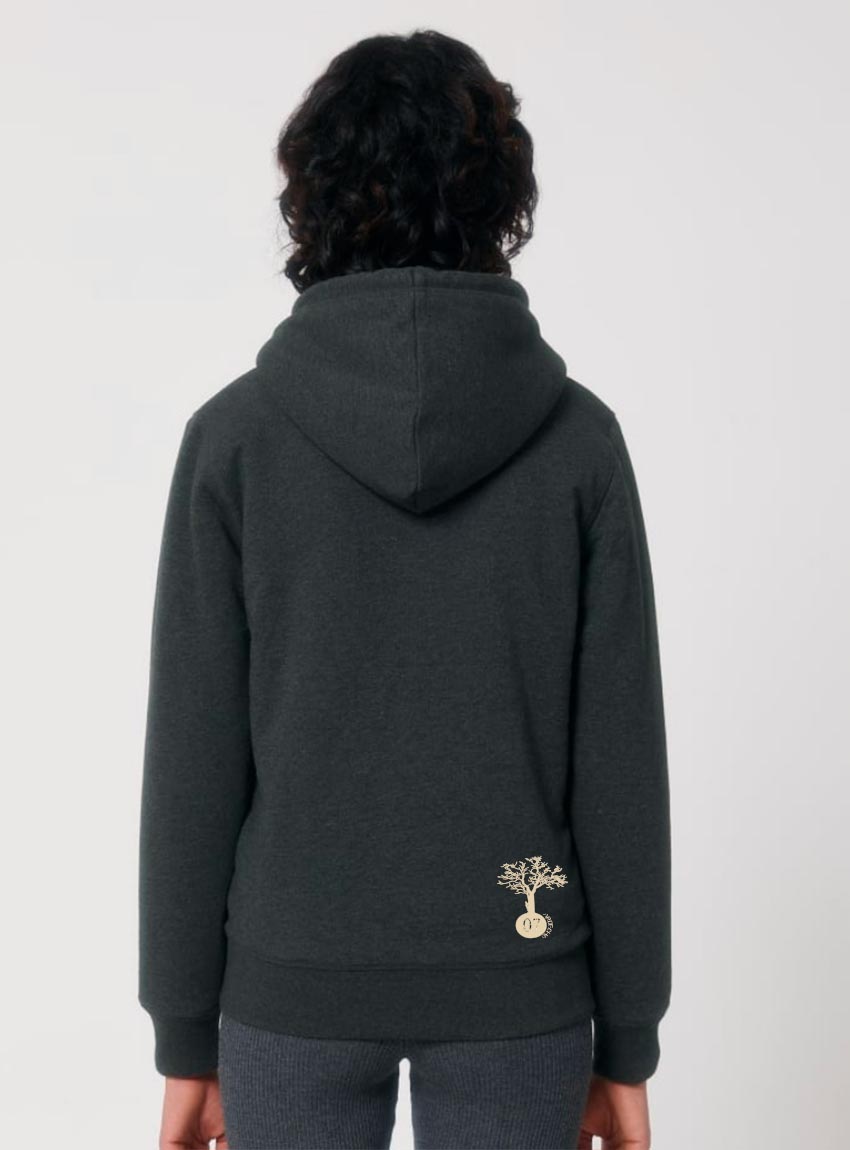 Polaire Bio Unisex Anthracite Dos