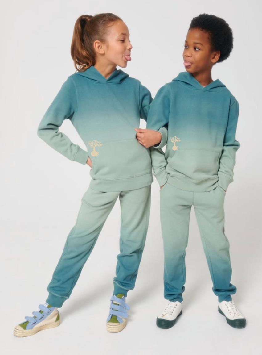 Sweat Bio Enfant Tye and Dye Lagon Sweat Bio Enfant Tye and Dye Lagon