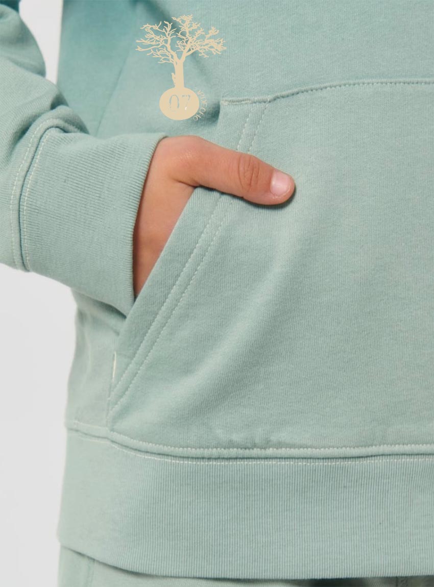 Sweat Bio Fille Tye and Dye Lagon