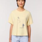 Tshirt Bio Femme Dream Time Jaune Pastel