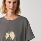 Tshirt Bio Femme Zen Anthracite