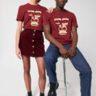 Tshirt Bio Homme Gorilla Cerise