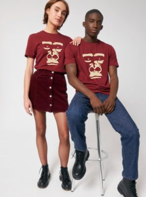Tshirt Bio Homme Gorilla Cerise
