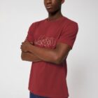 Tshirt Bio Homme Poistik Cerise
