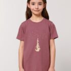 Tshirt Enfant Bio Fille Sky Totem Hibiscus