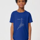 Tshirt Enfant Bio Garçon Baleine Bleu