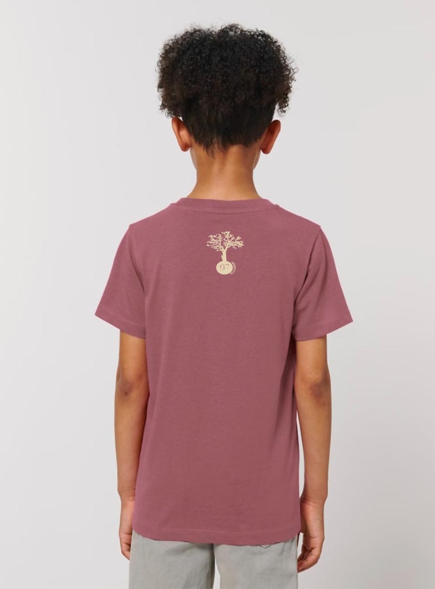 Tshirt Enfant Bio Garçon Hibiscus Dos