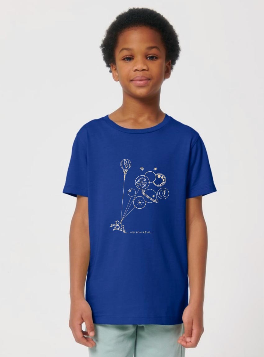 Tshirt Enfant Bio Garçon Rêve Bleu