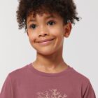 Tshirt Enfant Bio Garçon Save The World Hibiscus
